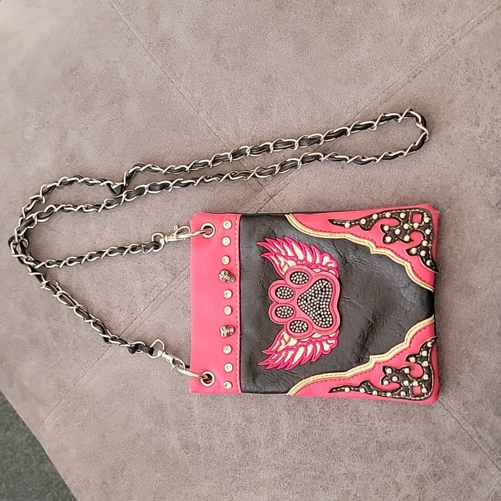 Dog Paw Crossbody Bag